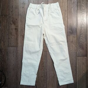 Like New! Zara X DNWR Carpenter Cargo Pants, Off White